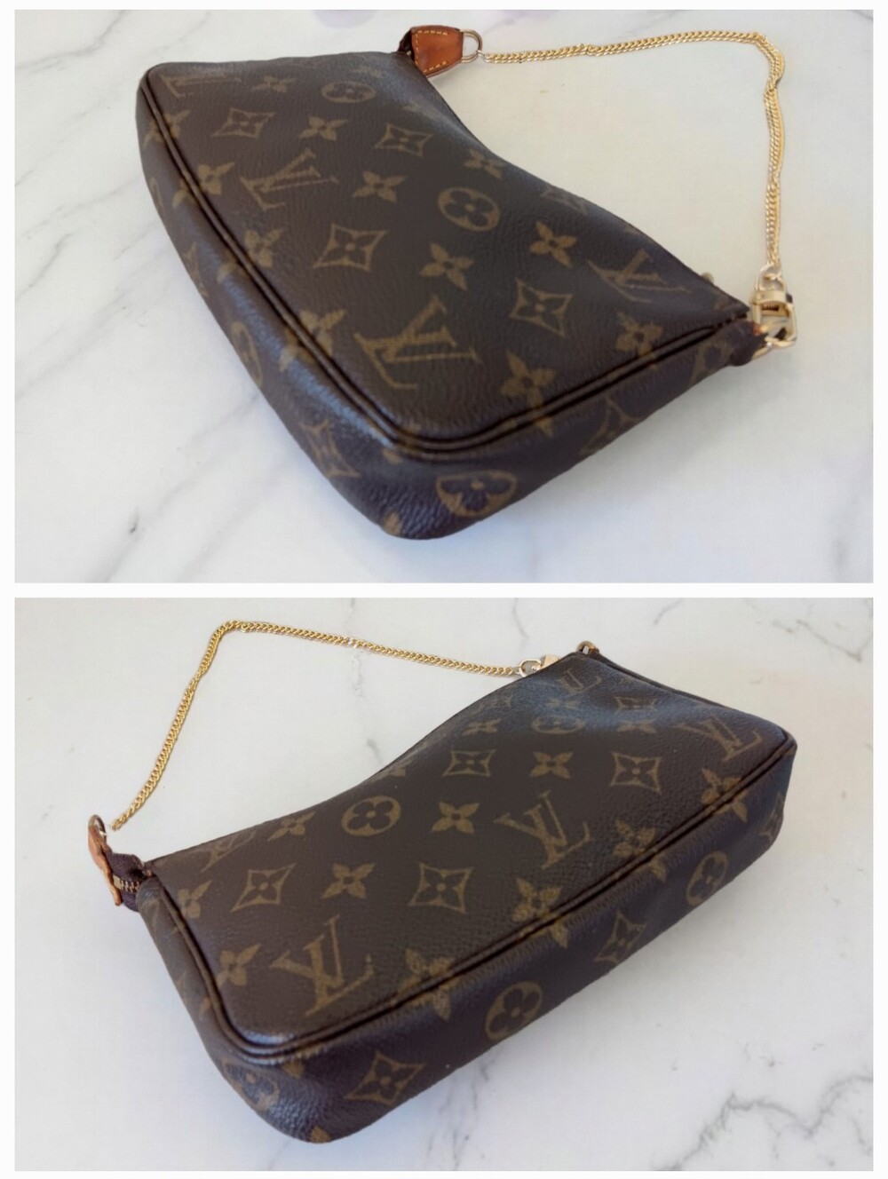 Louis Vuitton Pochette Accessoires Monogram Vintage Y2K ✨EUC - Picture 12 of 14